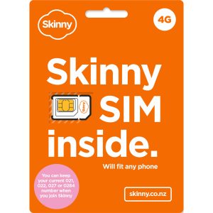 新西兰Skinny手机卡 - 0月租SIM卡