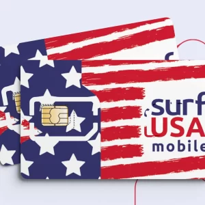 美国流量卡 Surf USA Mobile 无限量短信通话 原生IP