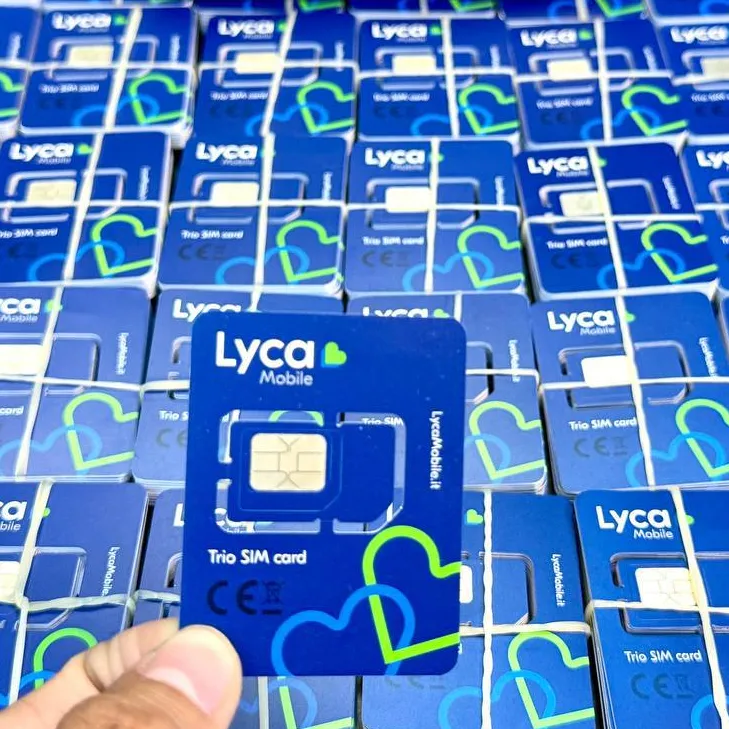 意大利Lycamobile SIM 电话卡 可注册WhatsApp TikTok等热门软件